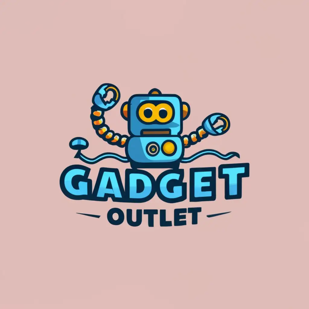 Logo Galleria -LOGO Design For Monster Robot Futuristic Typography for TopGadgetOutlet